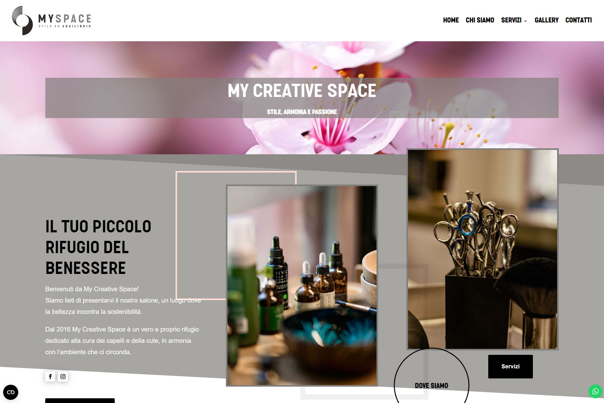 My Creative Space Sito Web