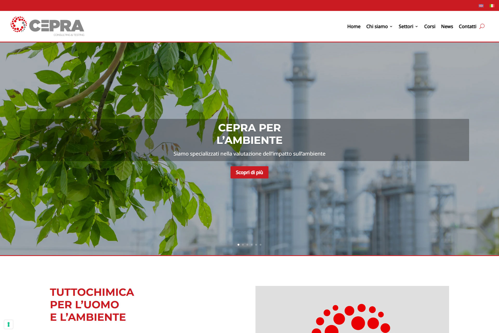 CEPRA Srl Sito Web